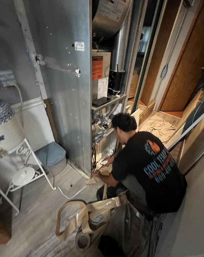 Cool Temp heating and cooling service work