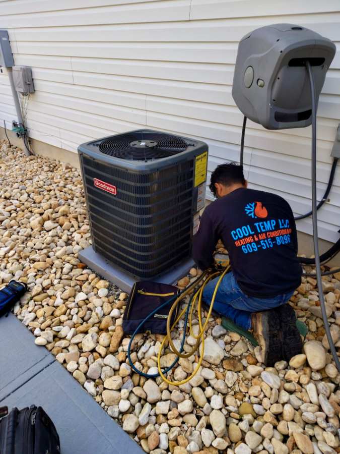 Cool Temp heating and cooling service work
